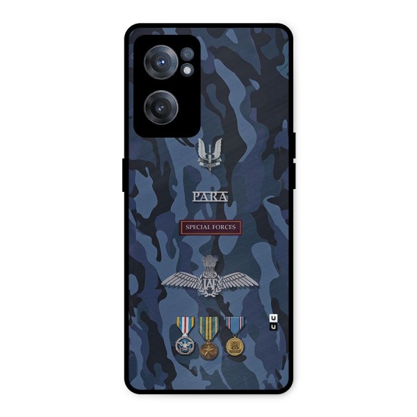 Special Forces Badge Metal Back Case for OnePlus Nord CE 2 5G